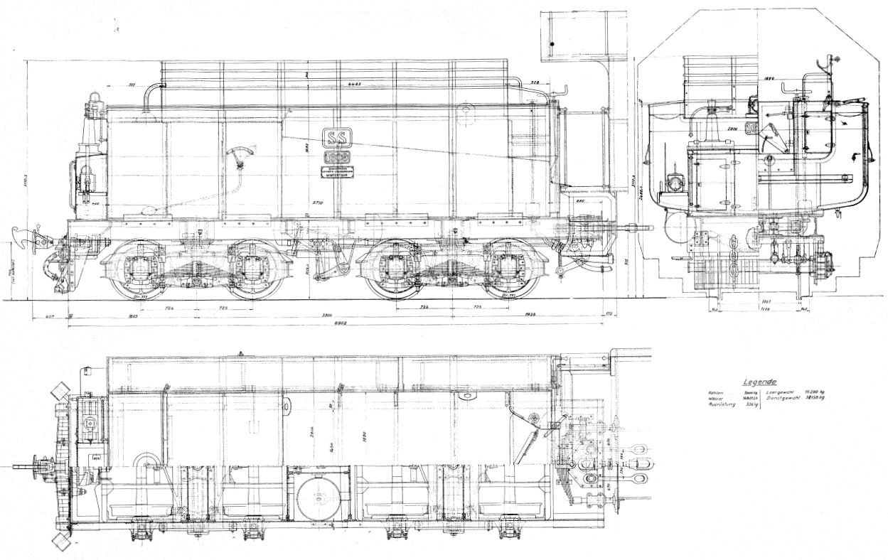 Afb. 13. Samenstellingsteekening tender.